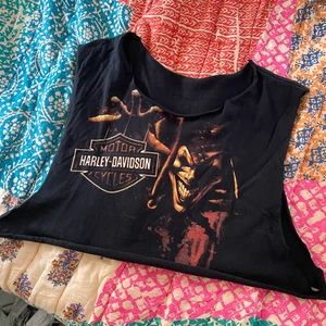 harley davidson jester crop top
